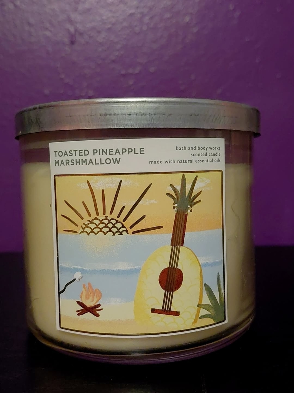 Bath & Body Works Pineapple Marshmallow 3-Wick Candle